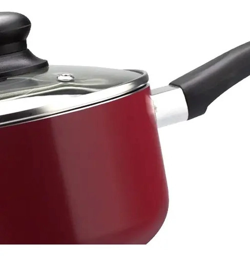 BATERIA DE COCINA SLIDE MARMICOC 9 PIEZAS ROJA - 9
