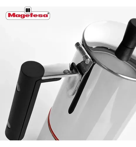 CAFETERA NOVA CAPRI INOXIDABLE MAGEFESA 6TZAS PLATEADA - 4
