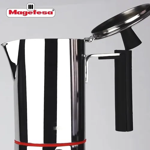CAFETERA NOVA CAPRI INOXIDABLE MAGEFESA 6TZAS PLATEADA - 6