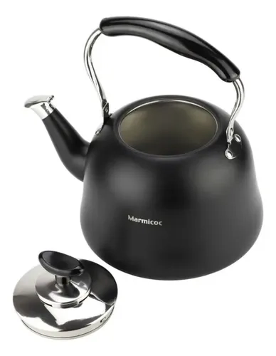 TETERA SARA BLACK ACERO INOXIDABLE MARMICOC 3 LITROS COLOR NEGRO - 6