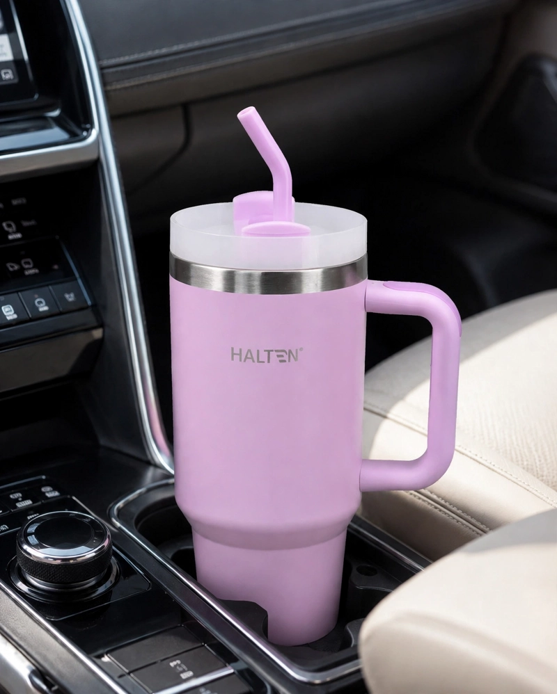 TERMO 1.2 L HALTEN GRANDE ACERO INOXIDABLE VIOLETA - 5