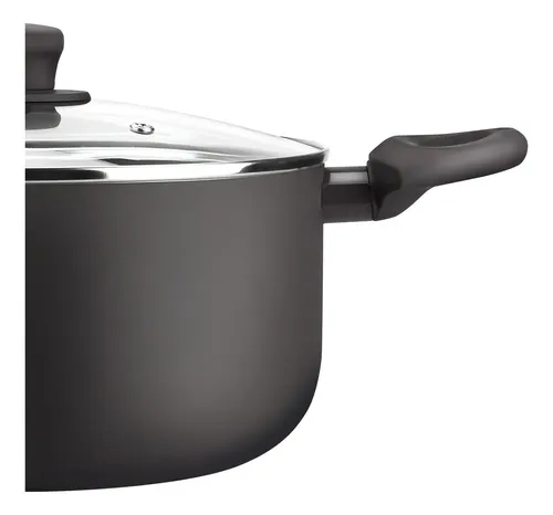 BATERIA DE COCINA ANTIADHERENTE MARMICOC SPRING 7 PIEZAS ALUMINIO NEGRO - 5