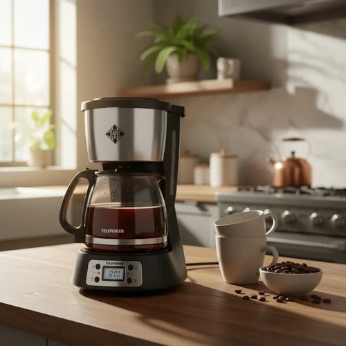 CAFETERA ELE CTRICA 1.5 L DIGITAL TELEFUNKEN VENEZIA NEGRO - 2