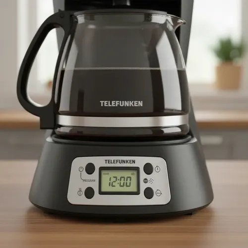 CAFETERA ELE CTRICA 1.5 L DIGITAL TELEFUNKEN VENEZIA NEGRO - 5