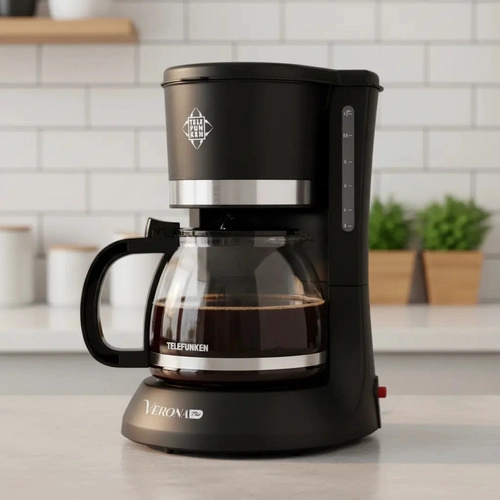 CAFETERA ELECTRICA TELEFUNKEN VERONA PLUS NEGRA 1.2 L - 2