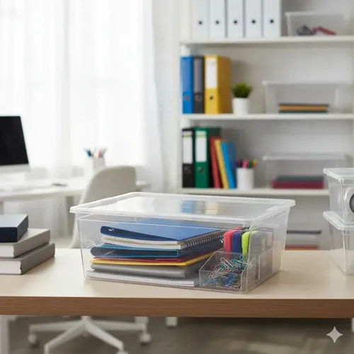 CAJA ORGANIZADORA TRANSPARENTE 19 LITROS REYPLAST MODUBOX - 3