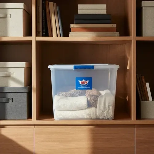 CAJA ORGANIZADORA ALMACENAMIENTO 50 LITROS MODELO SUPREMA MARCA REYPLAST - 3