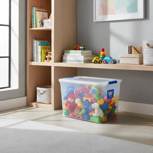 CAJA ORGANIZADORA ALMACENAMIENTO 50 LITROS MODELO SUPREMA MARCA REYPLAST - 4