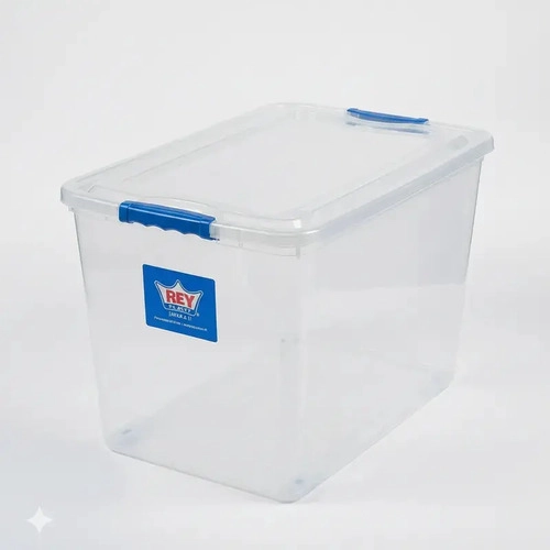 CAJA ORGANIZADORA ALMACENAMIENTO 50 LITROS MODELO SUPREMA MARCA REYPLAST - 5