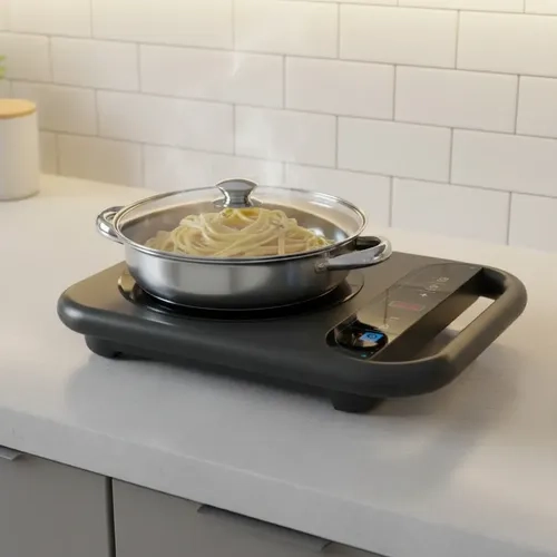 COCINILLA ELE CTRICA DE INDUCCION 1 HORNILLA TACTIL BLAUPUNKT BP-AI11900 GRIS - 2