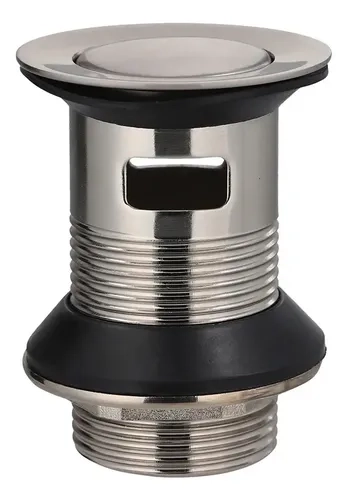 DESAGÜE LAVAMANOS ACERO INOXIDABLE STRETTO SS304 MONEDA 1 1/4 - 3