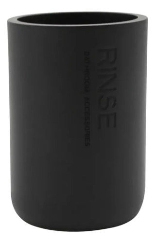 KIT ACCESORIO BAÑO CE RAMICA BAMBU STRETTO 4 PIEZAS NEGRO - 6
