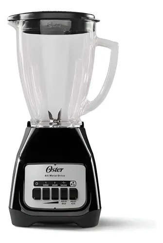 LICUADORA 2 VELOCIDADES 1.5L VIDRIO BASE PLATEADA OSTER 800W PICA HIELO - 1