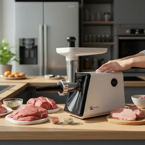 MOLEDORA DE CARNE ELE CTRICA BLANCA LAVABLE 2200W - 1