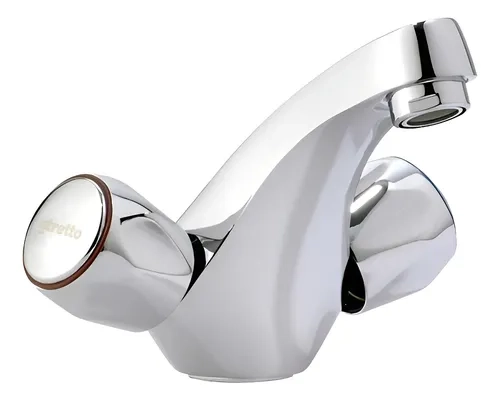 LAVATORIO MONOBLOCK ACABADO CROMO STRETTO MOSSINI GRIFERIA BAÑO - 1