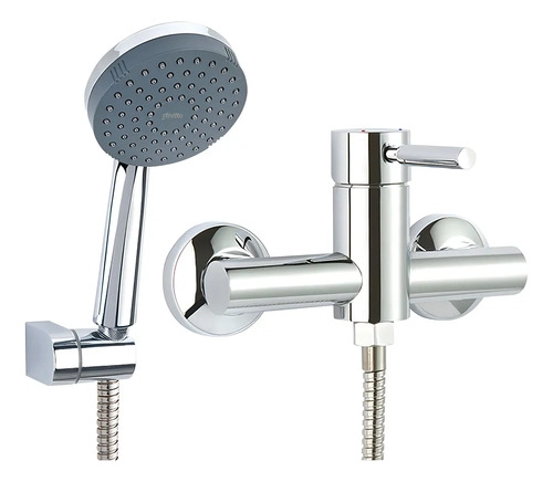 LLAVE MONOMANDO DUCHA OZ CROMO STRETTO - 2