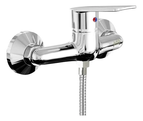 LLAVE MONOMANDO DUCHA CROMADO PMB MODELO QUEENS - 2