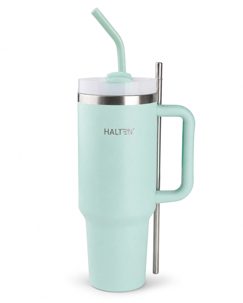 TERMO 1.2 L ACERO INOXIDABLE HALTEN BIG MUG VERDE - 9