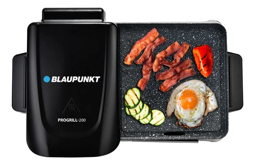 PARRILLERA ELE CTRICA ACERO INOXIDABLE NEGRO BLAUPUNKT PROGRILL-200 220V - 2