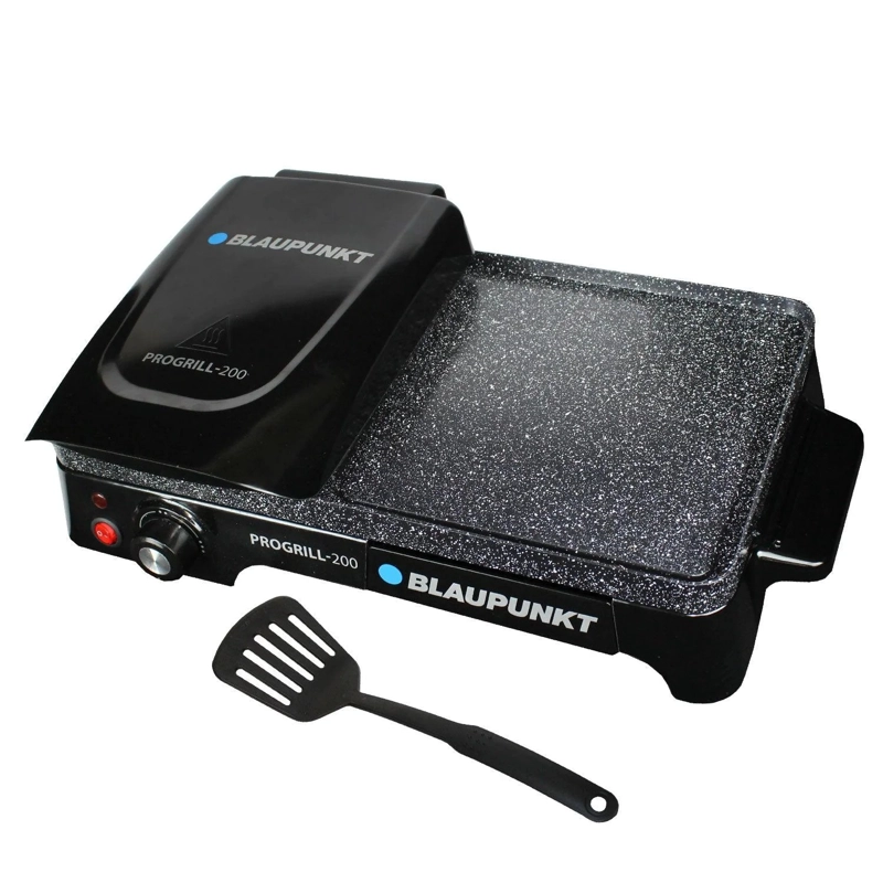 PARRILLERA ELE CTRICA ACERO INOXIDABLE NEGRO BLAUPUNKT PROGRILL-200 220V - 4