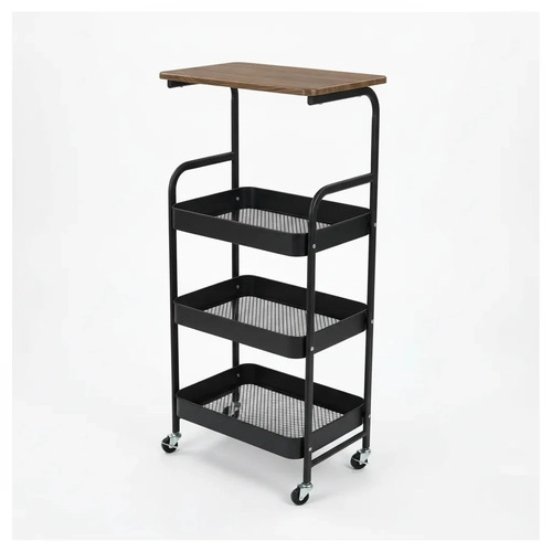ORGANIZADOR DE COCINA FRUTERO TIPO BUFFET DE MADERA INDUSTRIAL MARCA MP STORE - 9