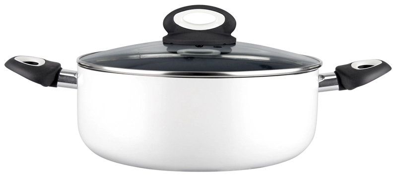 OLLA DE FONDO DOBLE MAGEFESA ANTARTIDA 20 CM ALUMINIO BLANCO - 6