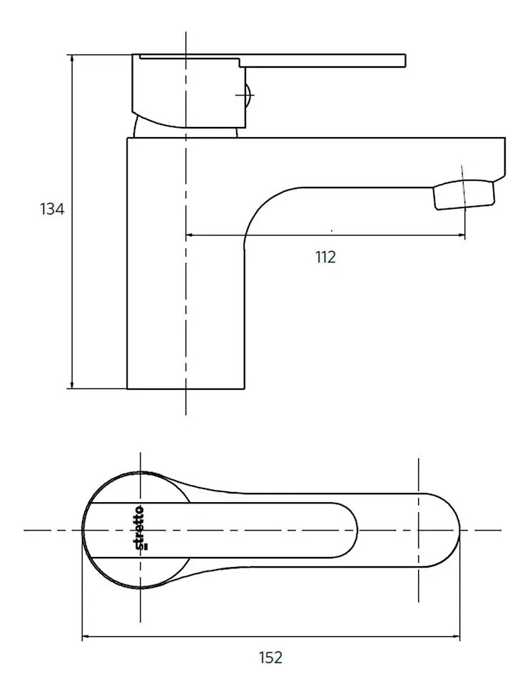 MONOMANDO LLAVE GRIFO LAVATORIO MODELO CARMINA MARCA STRETTO - 9