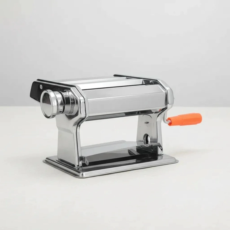 MAQUINA 3 EN 1 PARA AMASAR CORTAR PASTA TALLARINES SPAGHETT IACERO INOXIDABLE CON RODILLO AJUSTABLE - 6
