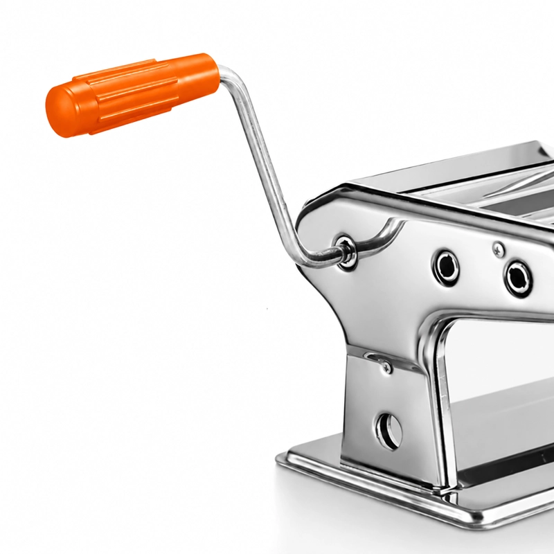MAQUINA 3 EN 1 PARA AMASAR CORTAR PASTA TALLARINES SPAGHETT IACERO INOXIDABLE CON RODILLO AJUSTABLE - 7