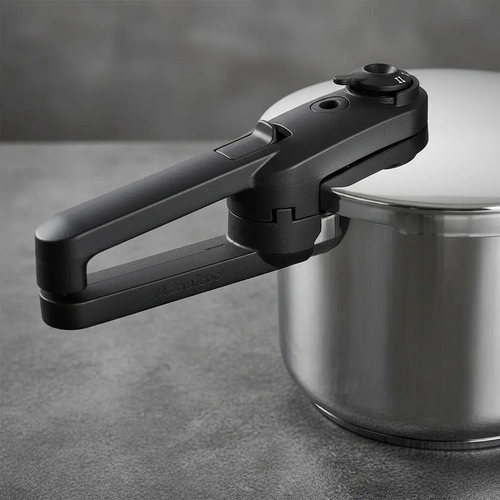 OLLA A PRESION 6 LITROS ACERO INOXIDABLE MODELO MALTINOX MARCA MARMICOC - 9
