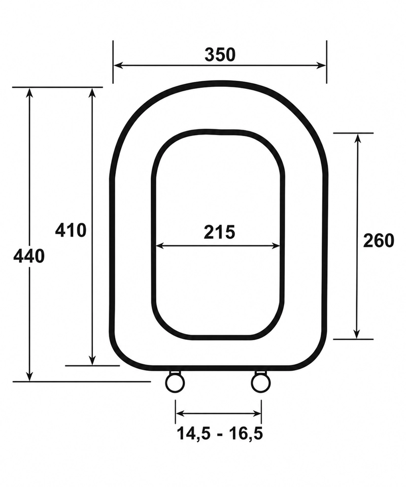 ASIENTO TAPA WC ELONGADO DE MADERA CON BISAGRAS METALICA Y CIERRE SUEVE MODELO HAMBURG MARCA TAUMM - 11