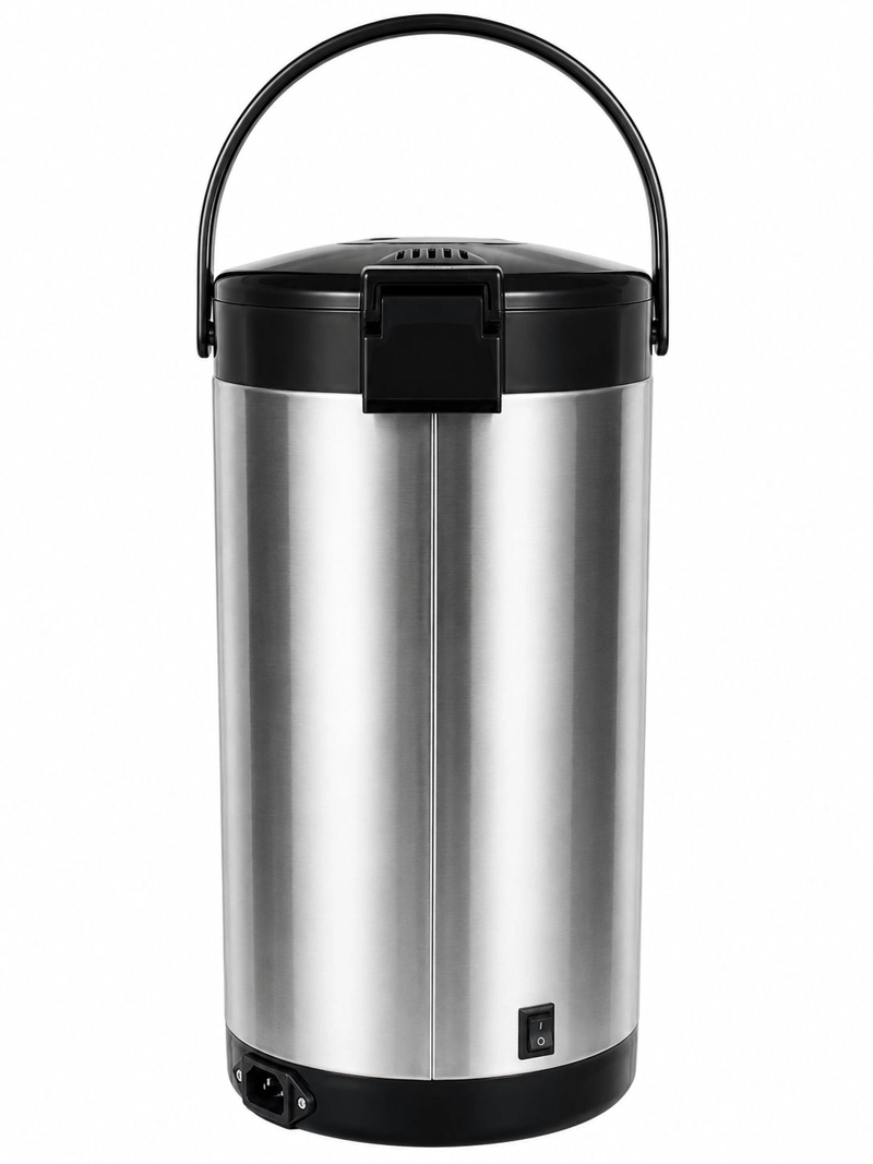 TERMO HERVIDOR ELECTRICO 800W 6.8 LITROS COLOR CROMO - 6