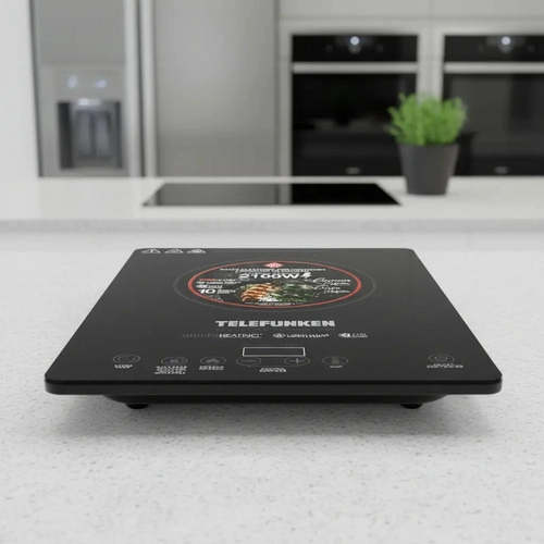 COCINILLA DE INDUCCION DIGITAL 10 NIVELES TELEFUNKEN 2100W NEGRO - 7