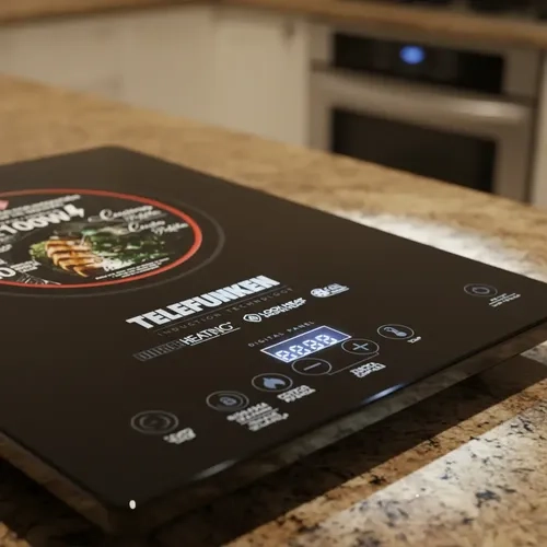 COCINILLA DE INDUCCION DIGITAL 10 NIVELES TELEFUNKEN 2100W NEGRO - 8
