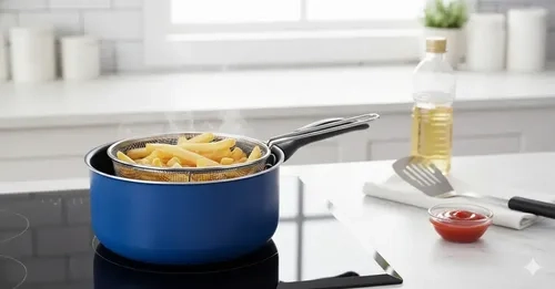 SARTE N ANTIADHERENTE DISEÑO Y COCINA ROYAL BLUE 22 CM ALUMINIO - 4