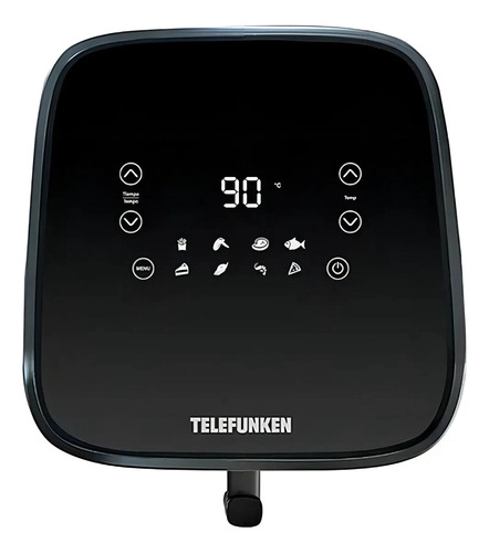 FREIDORA DE AIRE 9 L 1800W DIGITAL TELEFUNKEN EASYFRYER 9000 NEGRO PLATEADO - 3