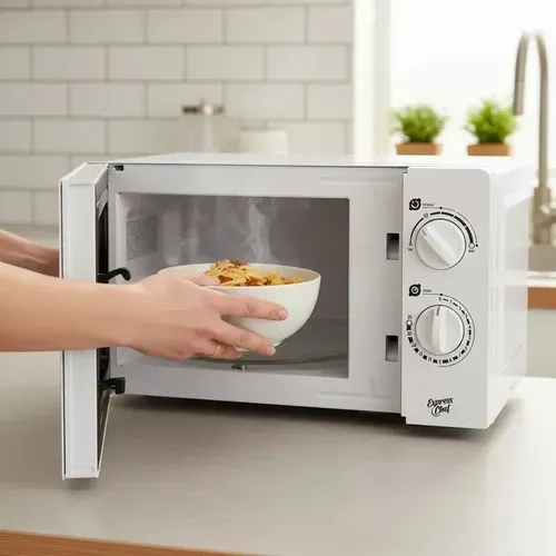 MICROONDAS 20L CON TIMER Y PLATO GIRATORIO TELEFUNKEN TFK20A - 2