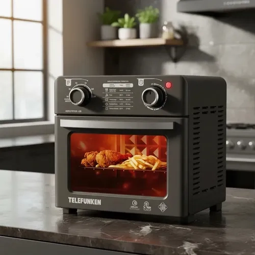 HORNO FREIDORA DE AIRE 12 L CON VENTANA TRANSPARENTE TELEFUNKEN AEROFRYER 120 - 4