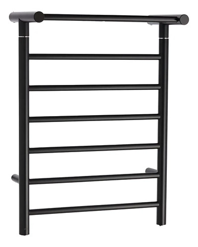 TOALLERO CALENTADOR 7 BARRAS 95W STRETTO ACERO INOXIDABLE NEGRO - 2