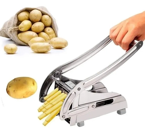 PICADOR METALICO DE PAPAS 36 CORTES ACERO INOXIDABLE CON CUCHILLAS INTERCAMBIABLES - 5