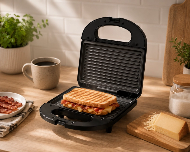 TOSTADOR ELE CTRICO 750W TIPO GRILL COLOR  NEGRO - 2