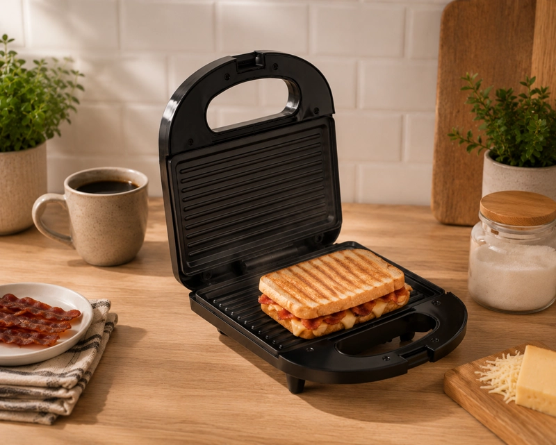 TOSTADOR ELE CTRICO 750W TIPO GRILL COLOR  NEGRO - 3