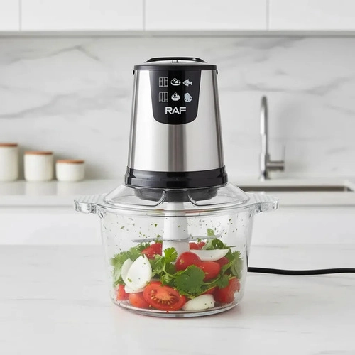 PROCESADOR DE ALIMENTOS BASE VIDRIO RAF TODO EN UNO PLUS 800W 2L - 2