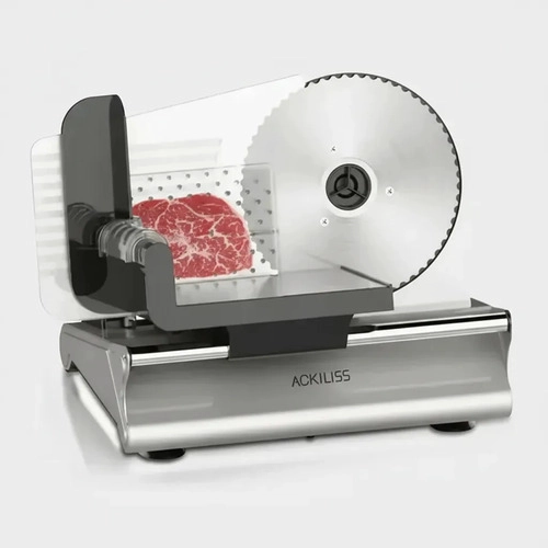 REBANADORA CORTADORA DE CARNE AJUSTABLE ACKILISS ACERO - 3