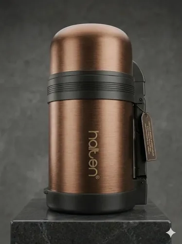 TERMO MULTIPROPOSITO COMIDA 750 ML HALTEN COBRE METALIZADO - 4