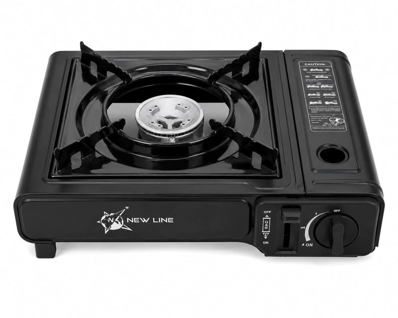 COCINA PORTATIL A GAS DE CARTUCHO 1 QUEMADOR CON MALETIN PARA CAMPING - 2