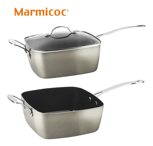 SARTE N OLLA MULTIUSOS 24 CM 4 L MARMICOC CHAMPAGNE - 6