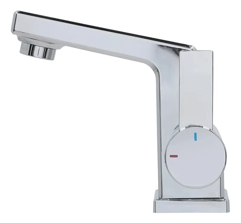 MONOMANDO LLAVE GRIFO PARA LAVATORIO MODELO RIDOTTI MARCA STRETTO COLOR CROMO - 10