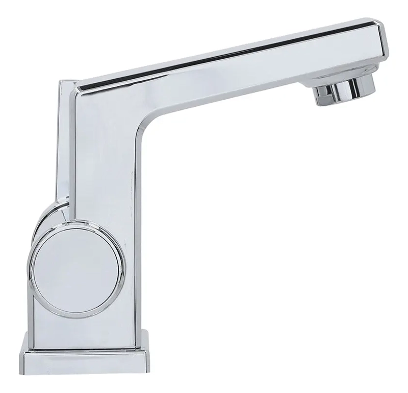 MONOMANDO LLAVE GRIFO PARA LAVATORIO MODELO RIDOTTI MARCA STRETTO COLOR CROMO - 4