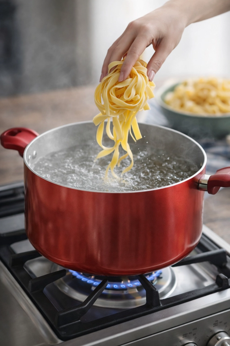 OLLA CACEROLA ANTIADHERENTE DE ALUMINIO 28 CM 8,6 LTS CON TAPA MODELO ROSSO MARCA VITTA - 7